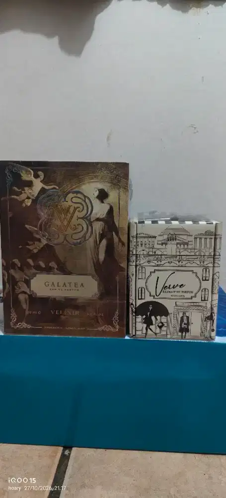 Parfum Velixir Galatea 100ml segel dan Mykonos Verve 50ml segel