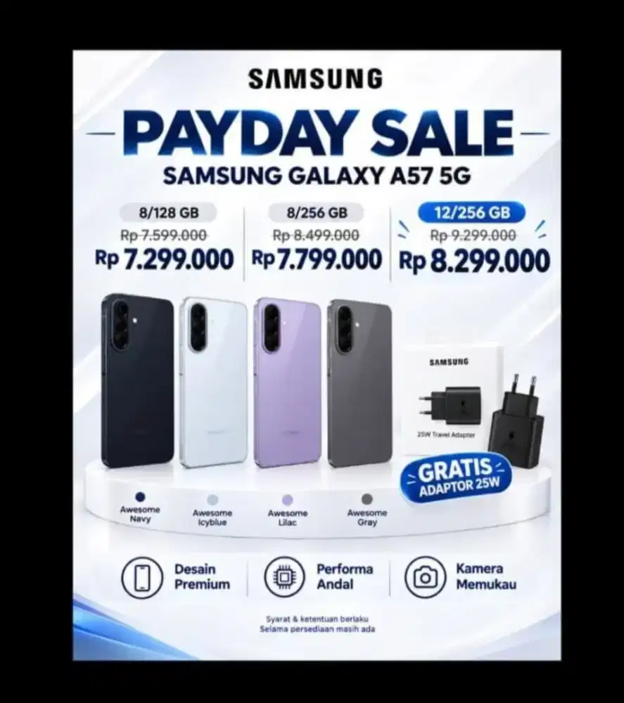 SAMSUNG GALAXY A57 PROMO SAMPAI 31 OKTOBER