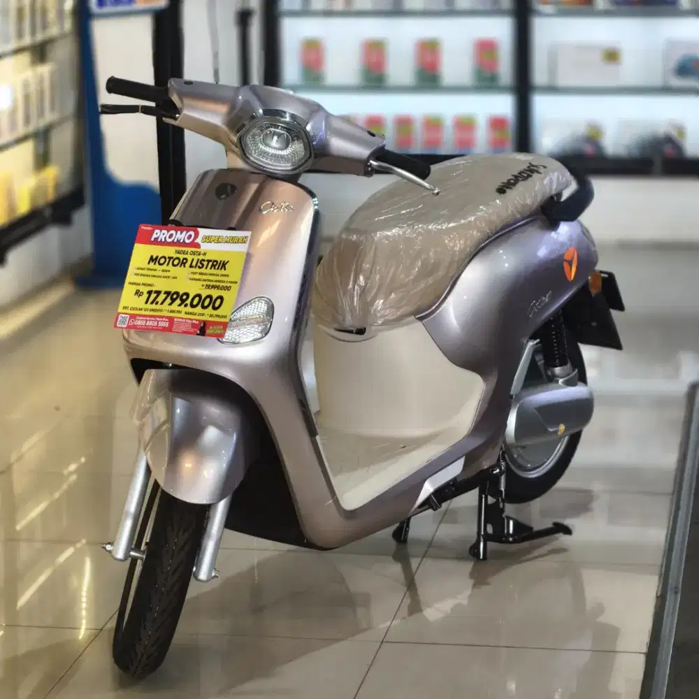 Ready 1unit aja motor listrik yadea osta H bisa bayar pakai paylater