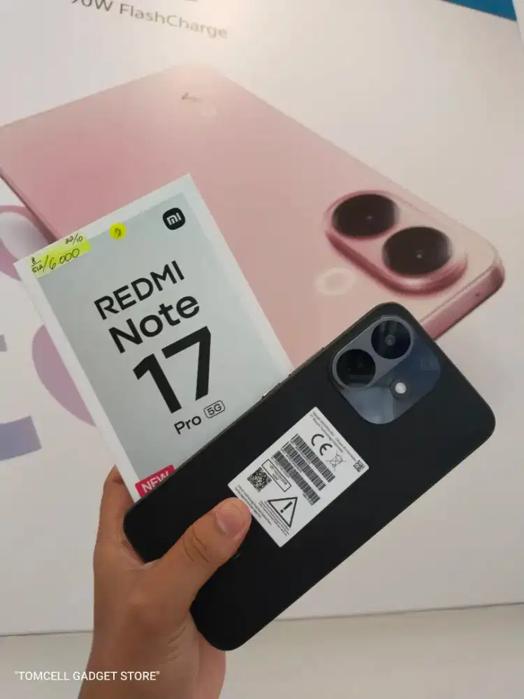 REDMI NOTE 17 PRO 5G 8/512 PEMAKAIAN 1 MINGGU