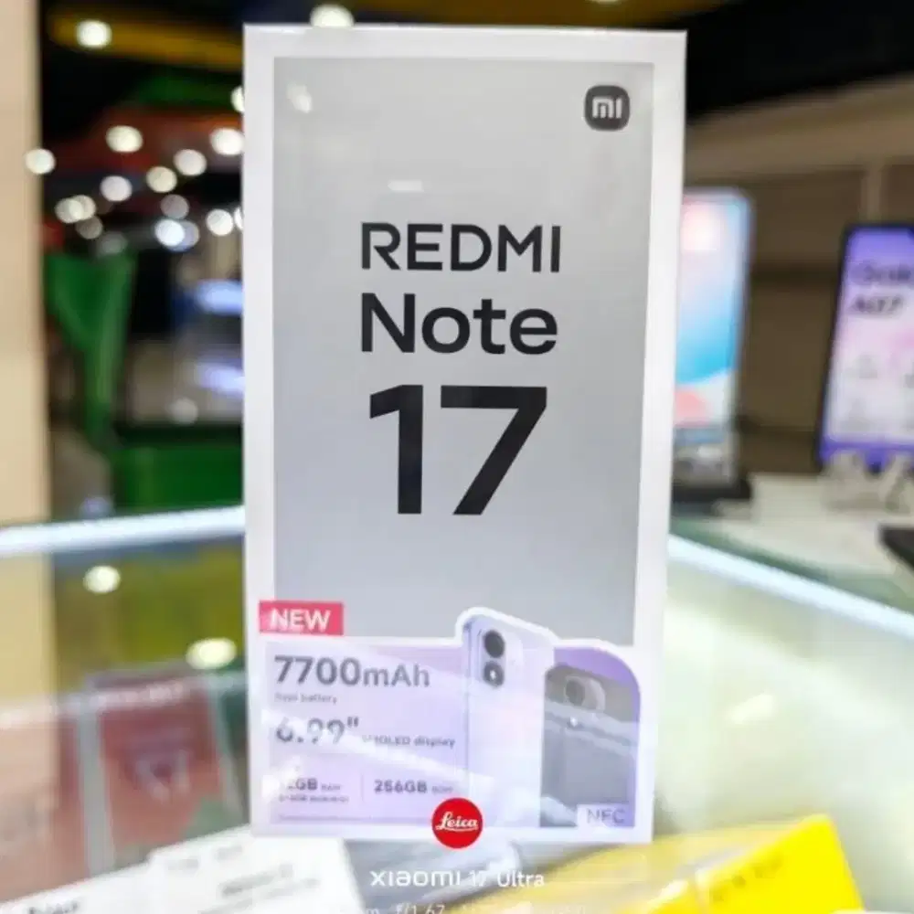 READY REDMI NOTE 17 RAM 6+6/128 GB