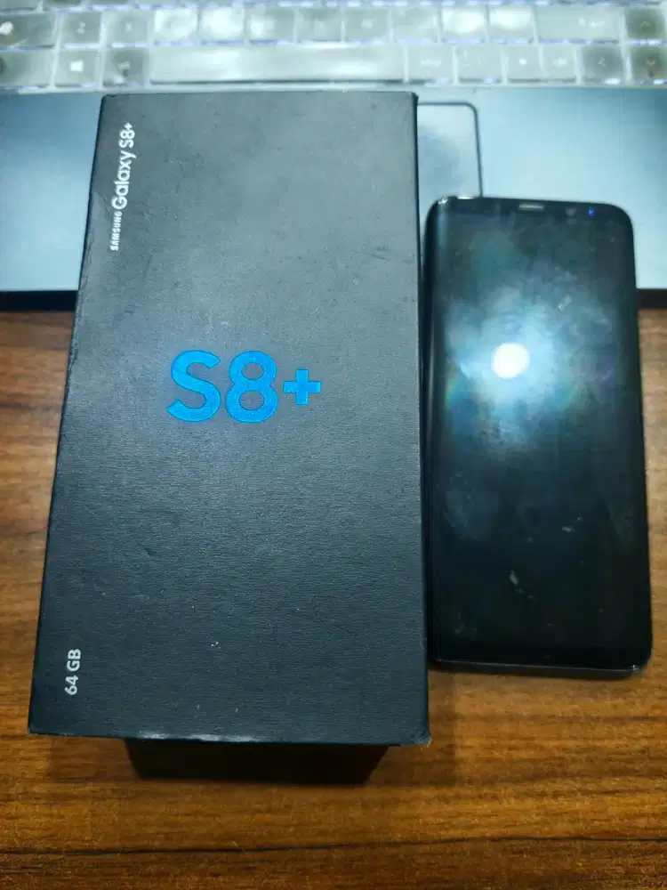 SAMSUNG GALAXY S8+ LENGKAP BOX KONDISI MATI TOTAL