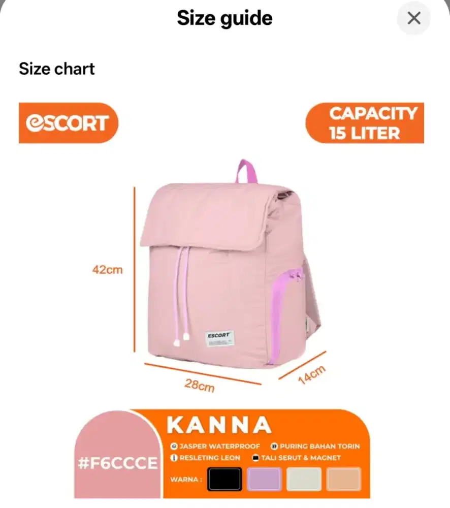 Escort Backpack 15L