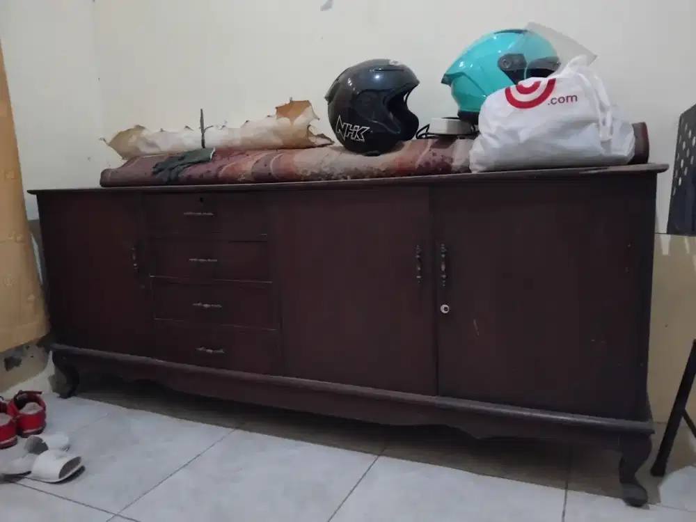 Buffet / Meja tv kayu jati asli