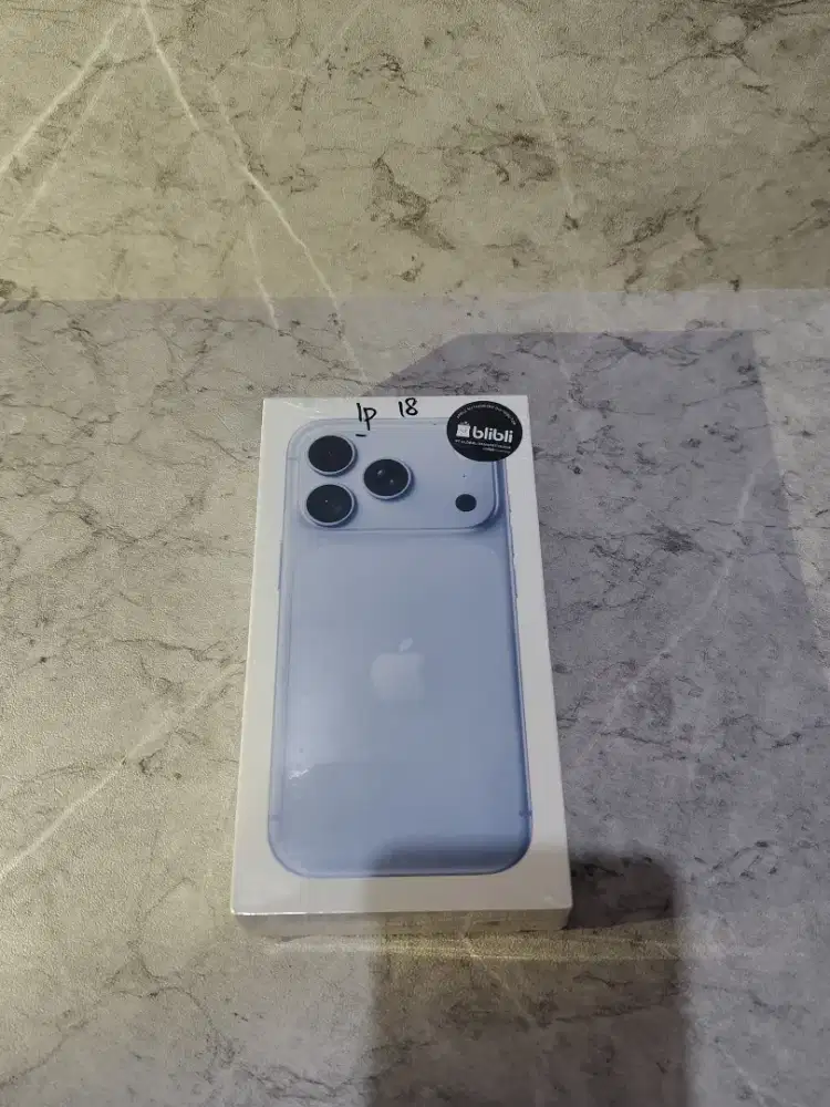 IPHONE 18 PRO 256 BARU SEGEL BNIB GARANSI RESMI