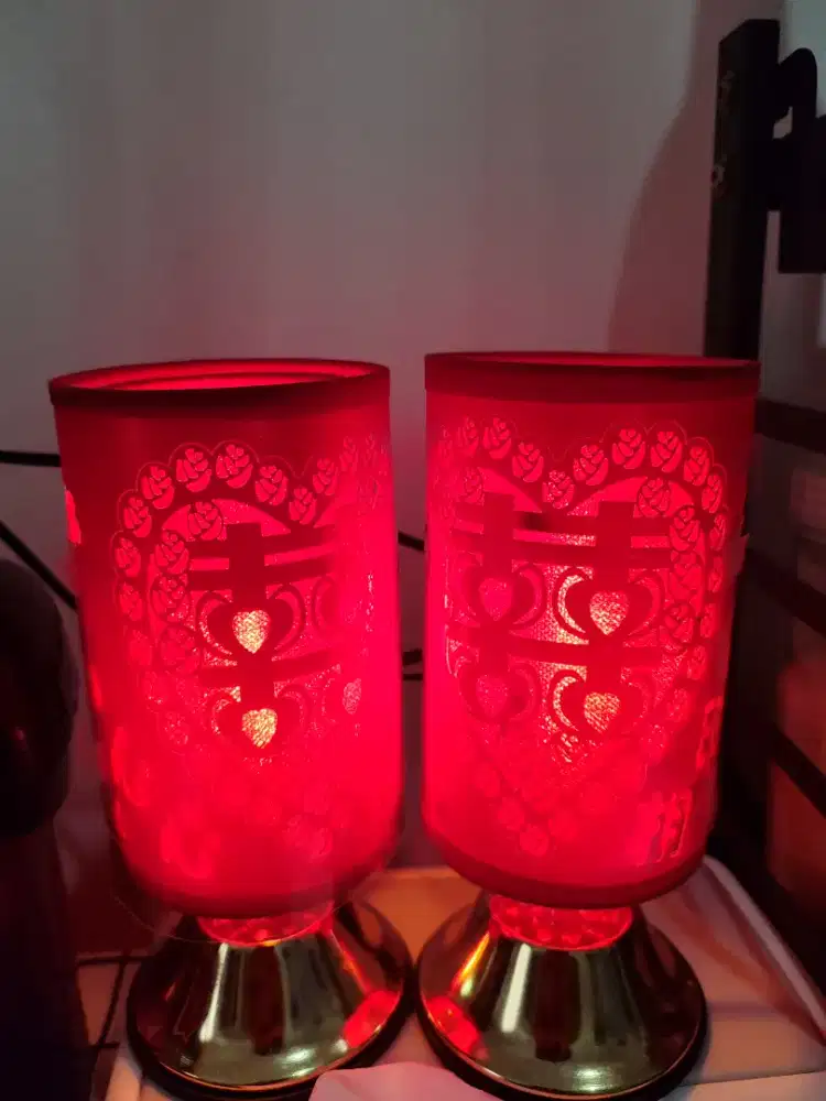 ​Lampu Hias Dekorasi Wedding Chinese (Kondisi Baru, Dus Penyok)