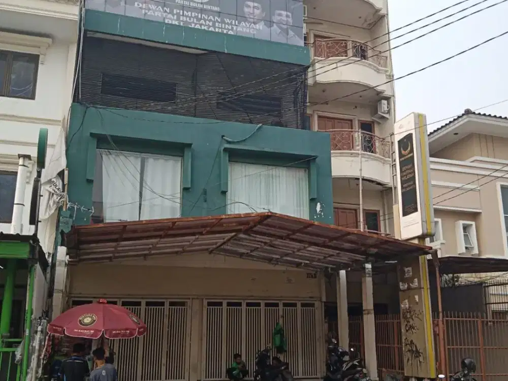Di Jual Lelang Ruko 4 Lantai di Jalan Tanjung Duren Barat I,Kelurahan Tanjung Duren Utara, Kecamatan Grogol Petamburan, Kota Jakarta Barat,