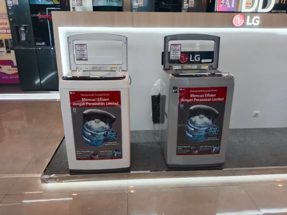 Ready Mesin Cuci Top Loading LG Promo Cashback hingga Cicilan bunga 0%