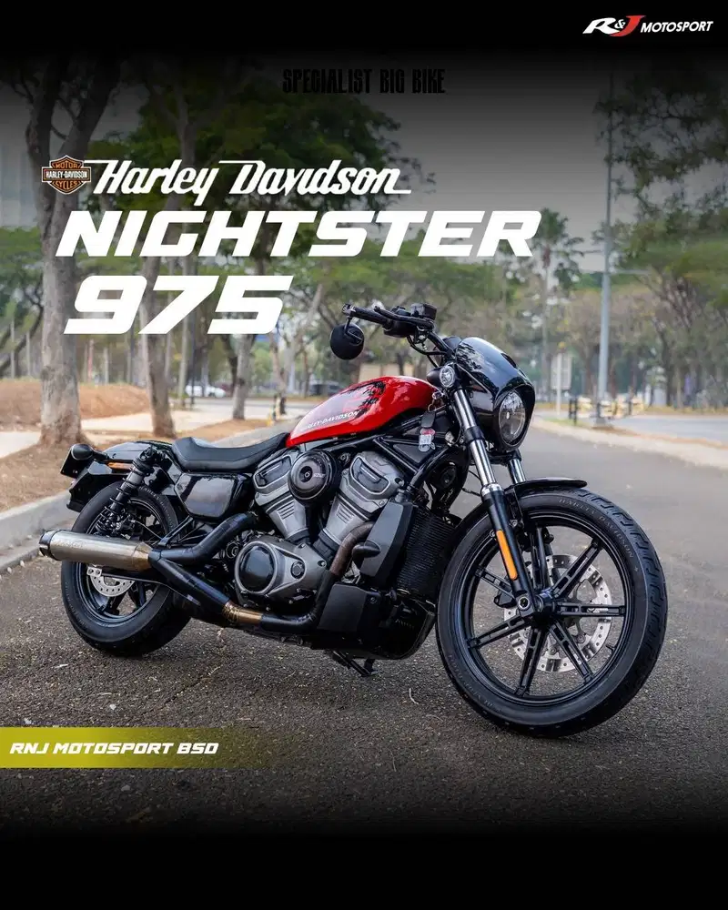 (Full Paper) Harley Davidson Nightster 975 Nik 2022 LOW ODO 1.000an