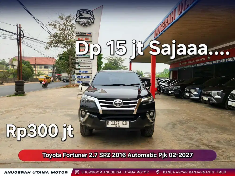 Dp15jt Fortuner SRZ 2016 Automatic istimewa