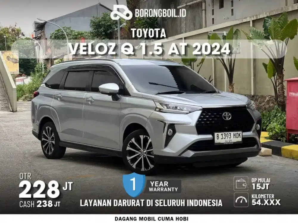 SIAP PAKAI!! TOYOTA VELOZ Q CVT 2024 SILVER