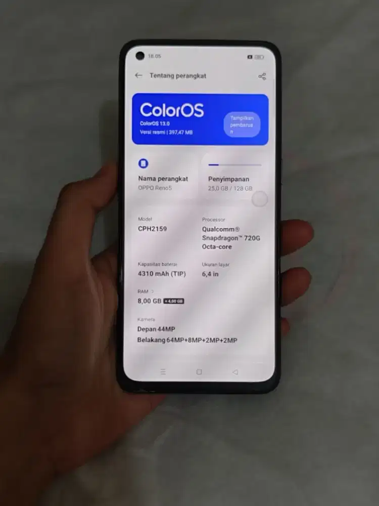 Jual hp Oppo Reno 5