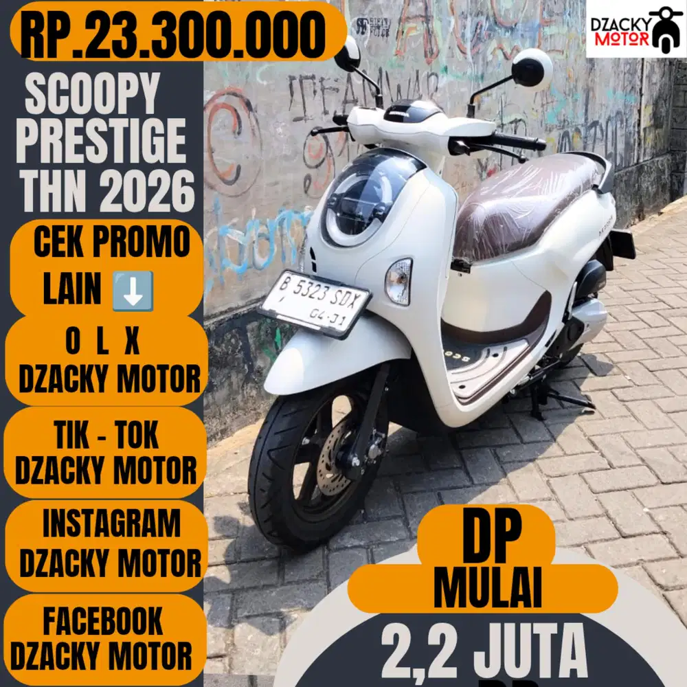 SCOOPY PRESTIGE 2026 SECOND LIKE' NEW