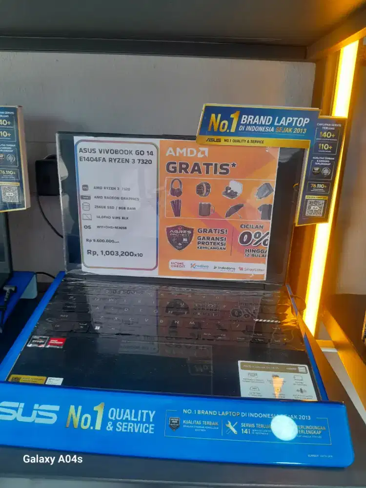ASUS VIVOBOOK GO 14 E1404FA RYZEN 3 7320