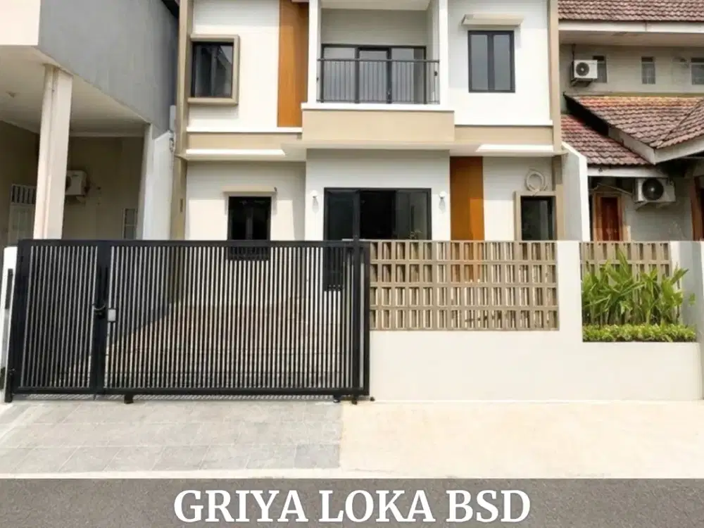 RUMAH SIAP HUNI 2 LANTAI DI GRIYA LOKA BSD