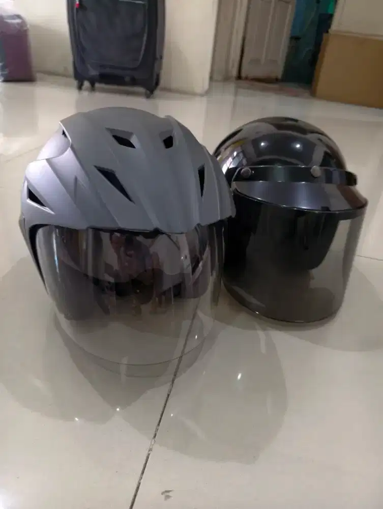 Helm cnp baru bonus helem hitam