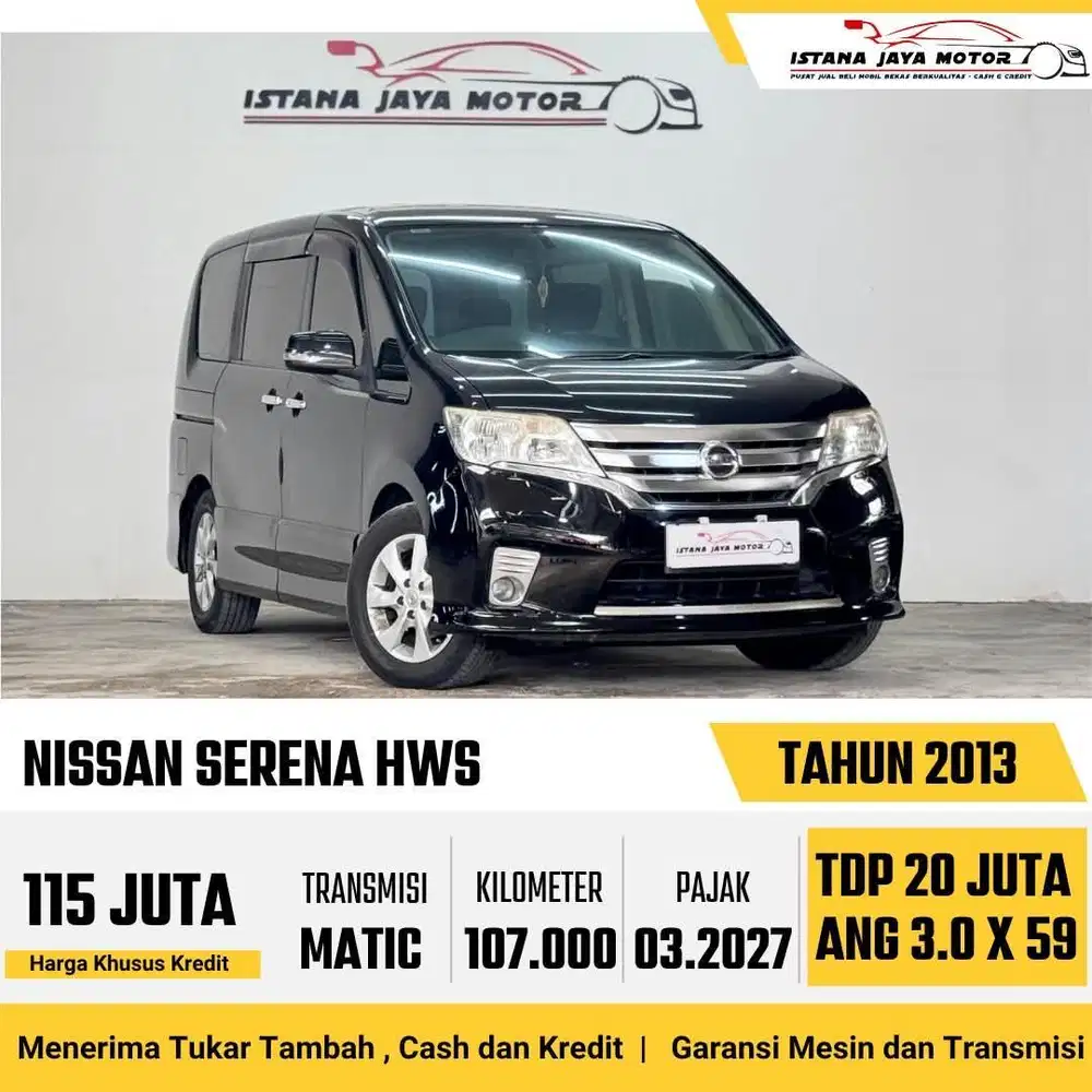 Nissan Serena HWS 2.0 Automatic 2013 Hitam
