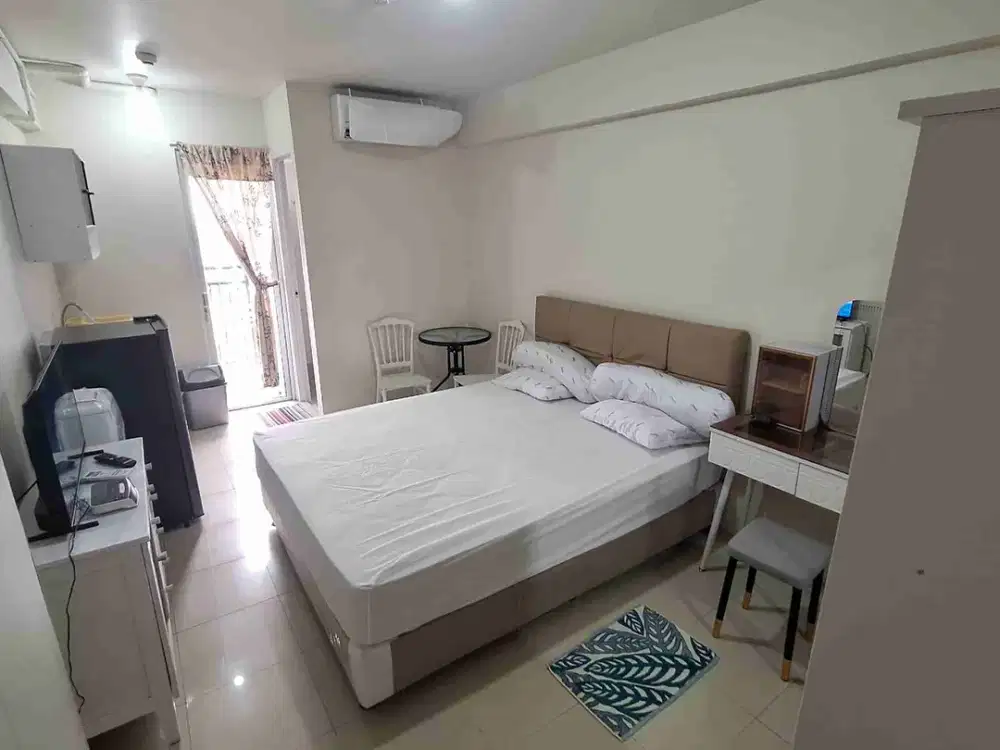 Hot Sewa  Studio New Furnished Minimalis bikin Nyaman Huni Lt. Sedang Bassura City