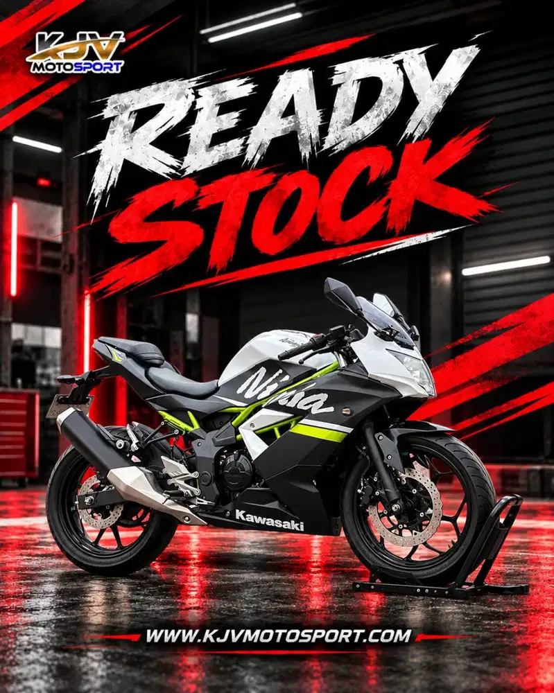 KAWASAKI NINJA 250 MONO SL 2020 PUTIH KM 8K PAJAK PANJANG KAYAK BARU