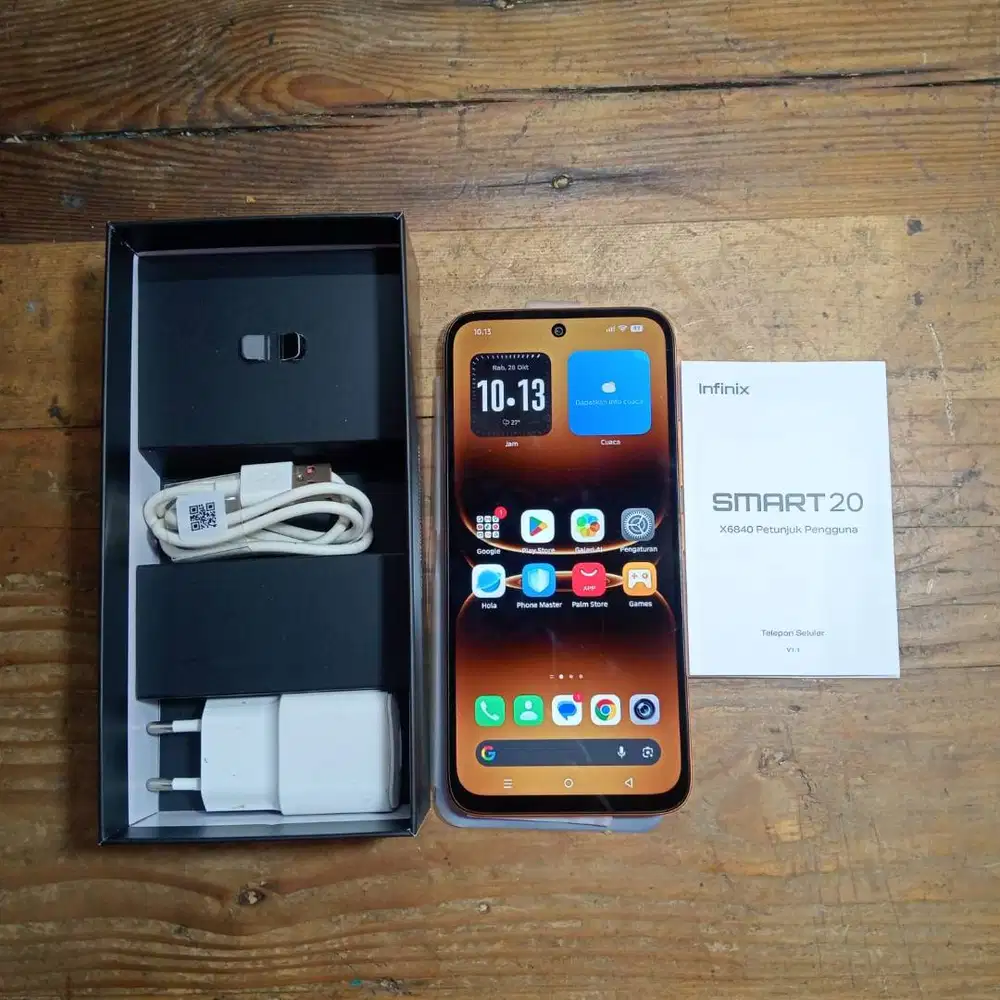 Infinix Smart 20 Ram 4 + 4 GB/ 128 GB mulus Fullset Garansi Panjang
