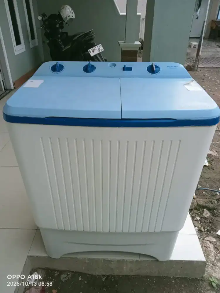 Kedaung baru msn cuci Politron 8 kg kondisi normal kenceng