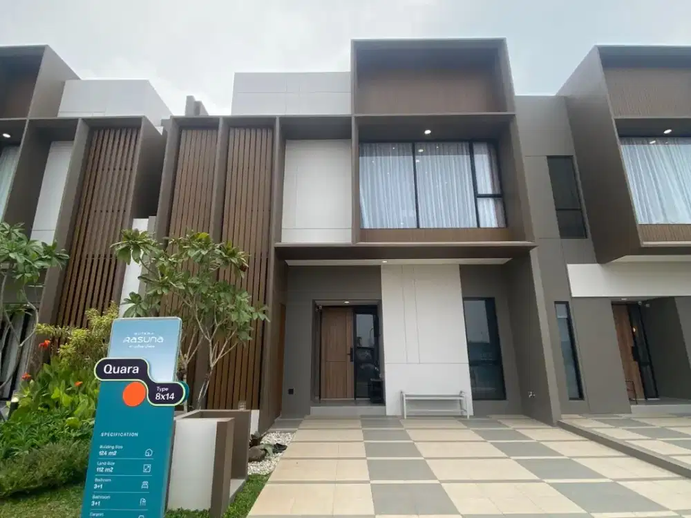 QUARA 8×14 RYIL SUTERA RASUNA, RUMAH LEGA DUA LANTAI