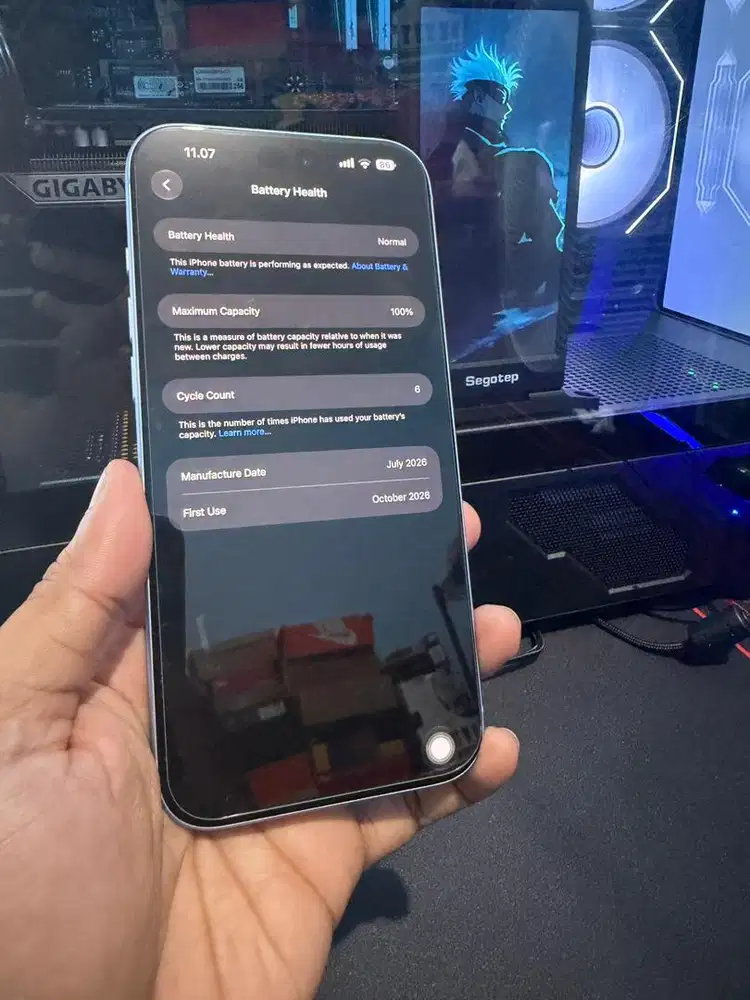 iPhone 18 Pro Max 256Gb Glacier Garansi Resmi Indo