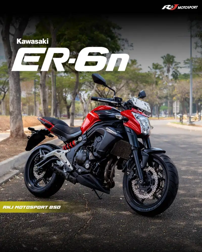 Kawasaki Er6n Er6 n Ninja 650 Nik 2012 Km 24.000 Knalpot Two brother