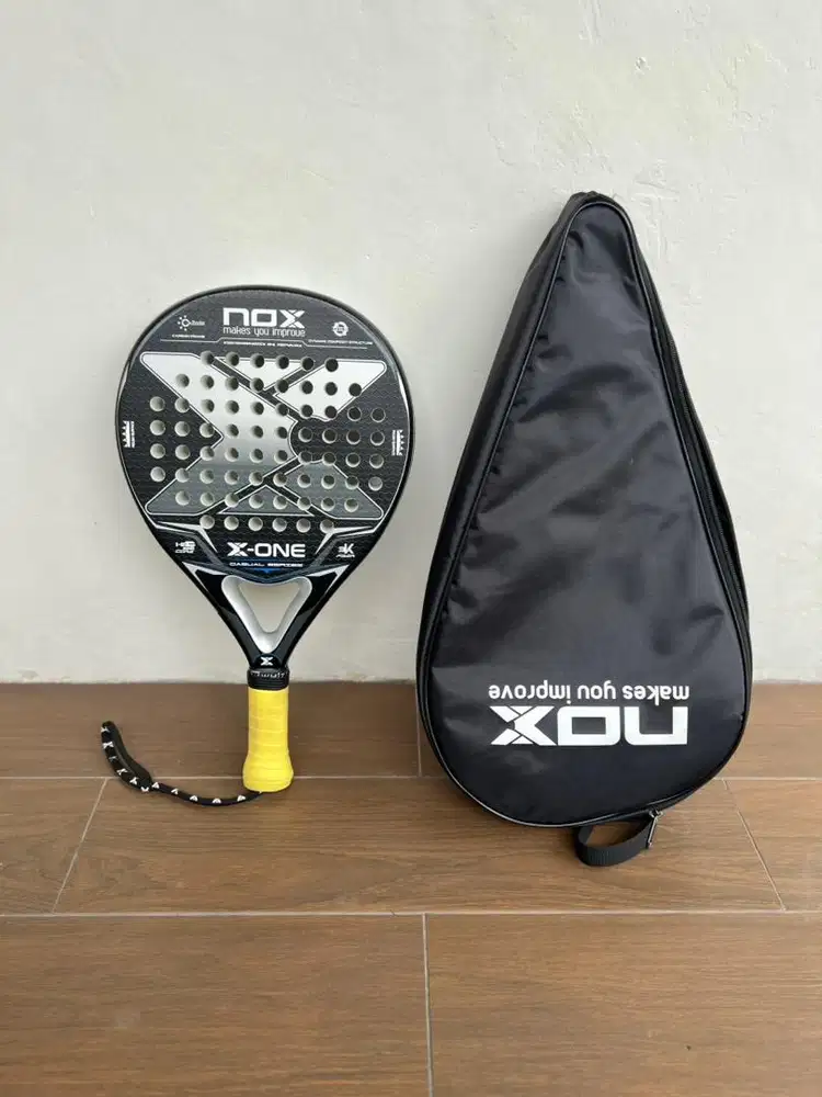 NOX X-One 3K Padel Racket – Like New, Baru Dipakai 1 Kali