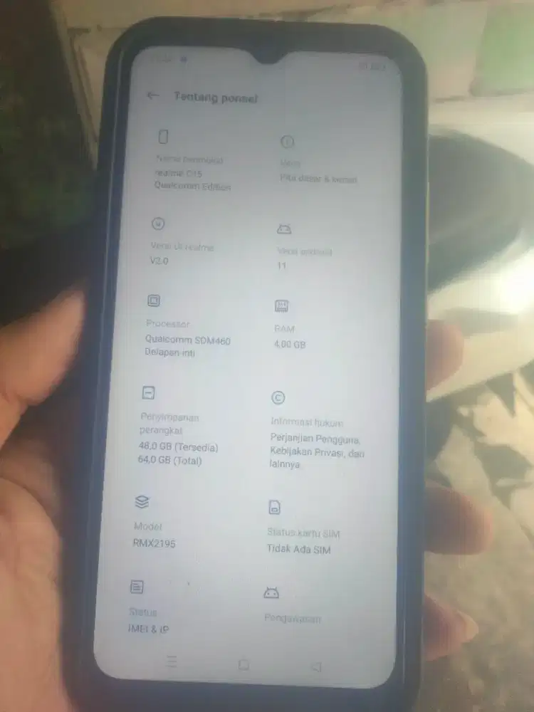 Realme c15 ram 4/64