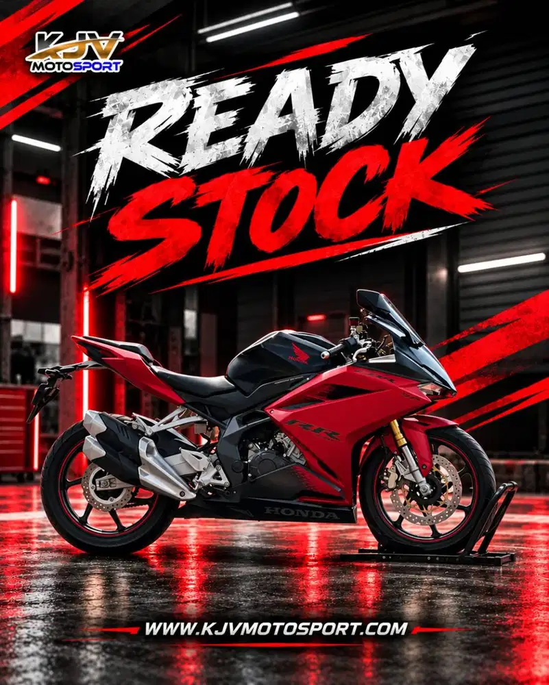 HONDA NEW CBR250RR ABS SP MERAH HITAM 2021 KM LOW PAJAK ON LIKE NEW