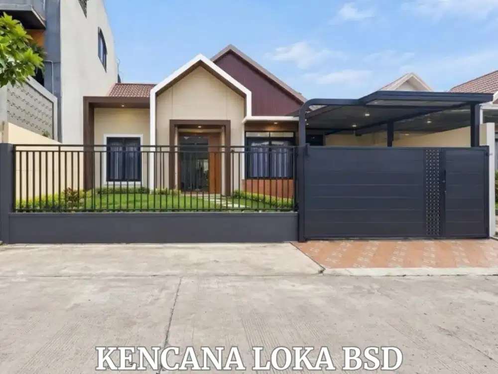 RUMAH BARU CANTIK DI KENCANA LOKA BSD