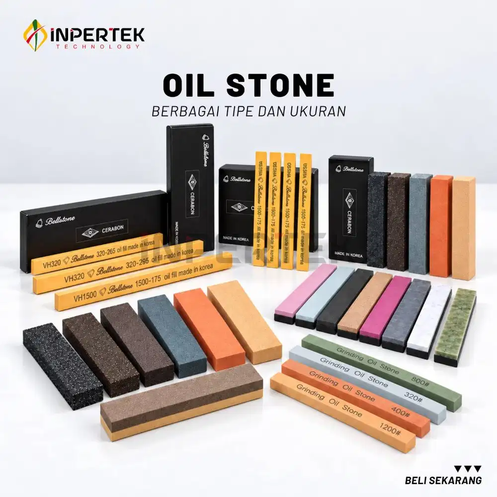 Oil Stone Batu Asah Presisi untuk Pisau dan Perkakas