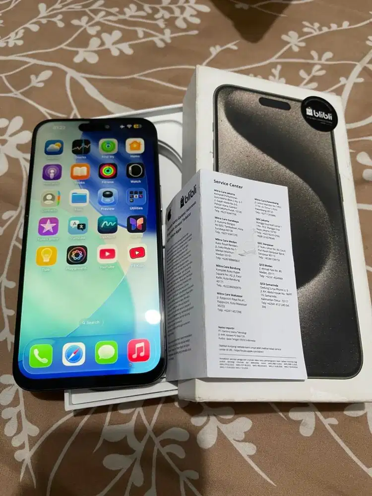 [ibox] iphone 15 pro max 256 fullset minus gan