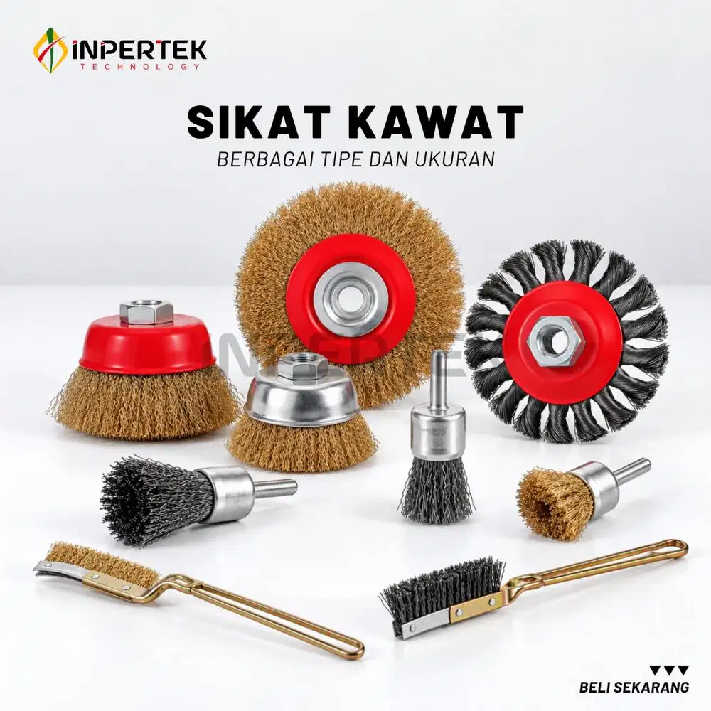 Brush Sikat Kawat Pembersih Karat dan Permukaan Logam