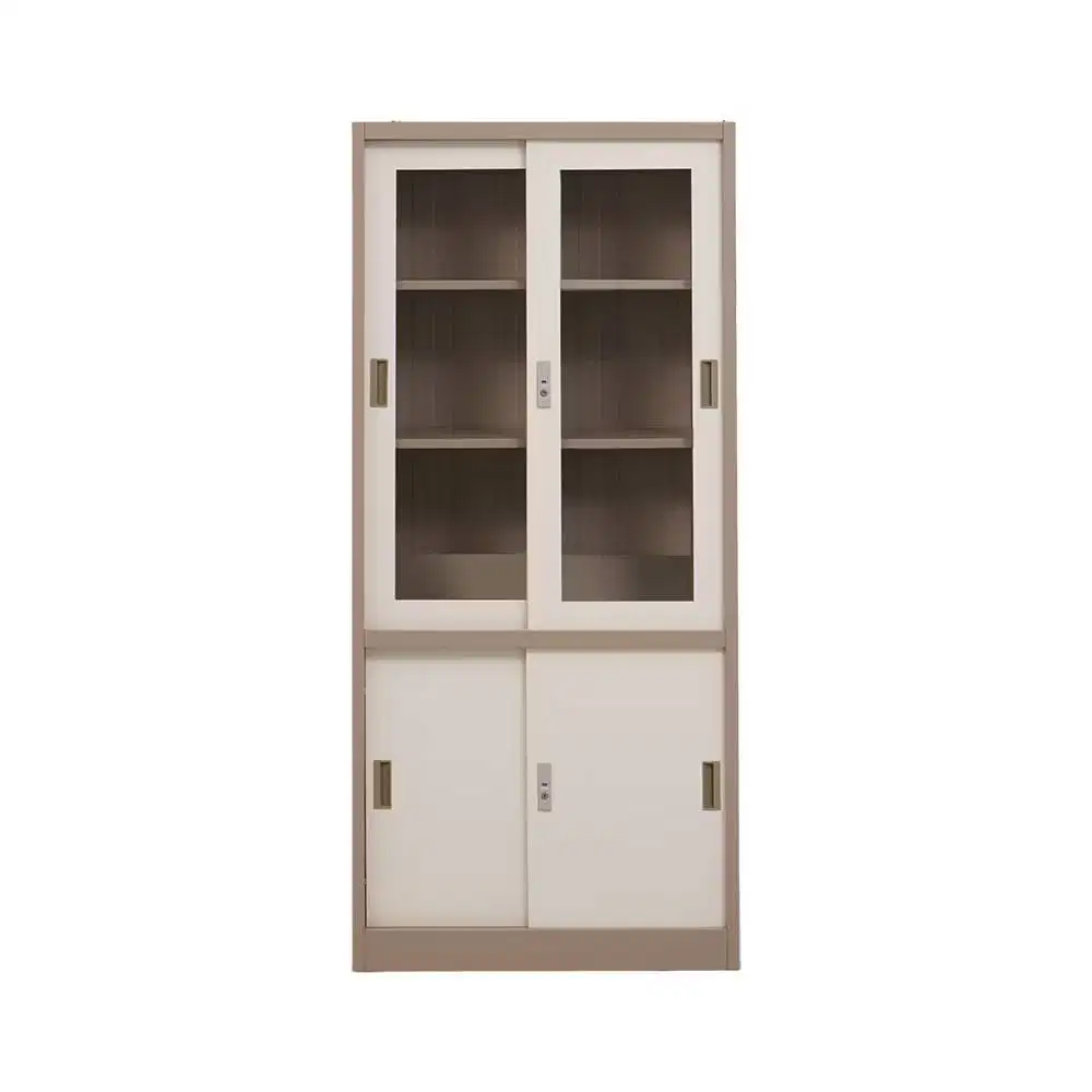 Lemari Arsip Informa Kiev 2 Pintu Geser Metal Kaca 180cm – Semarang