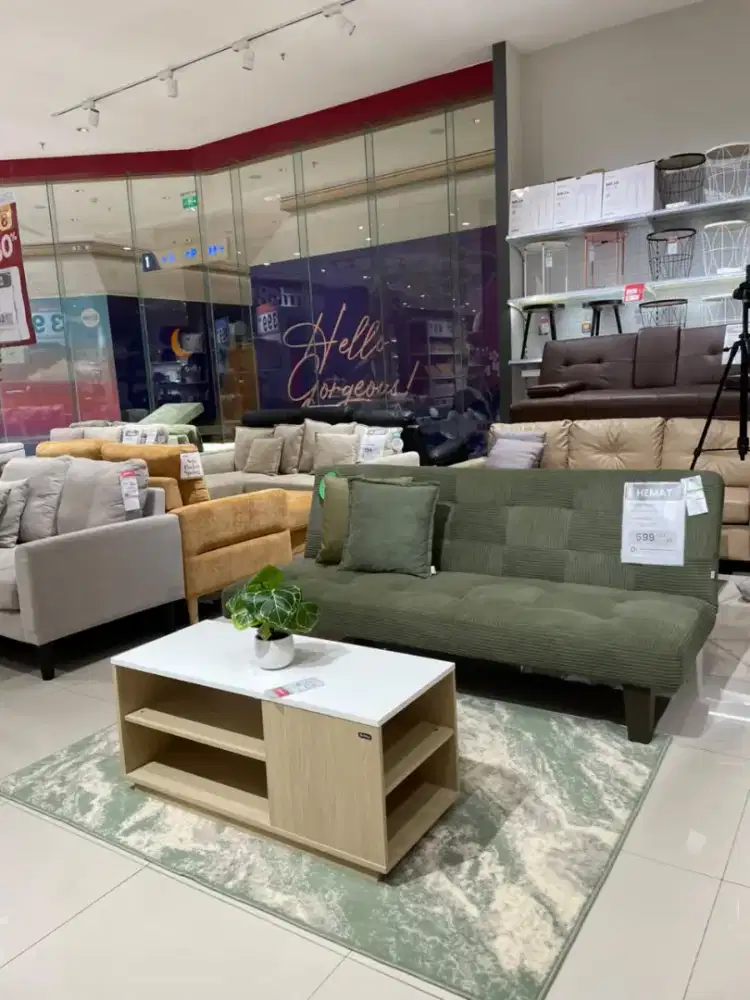 JUAL CEPAR SOFABED FABRIC