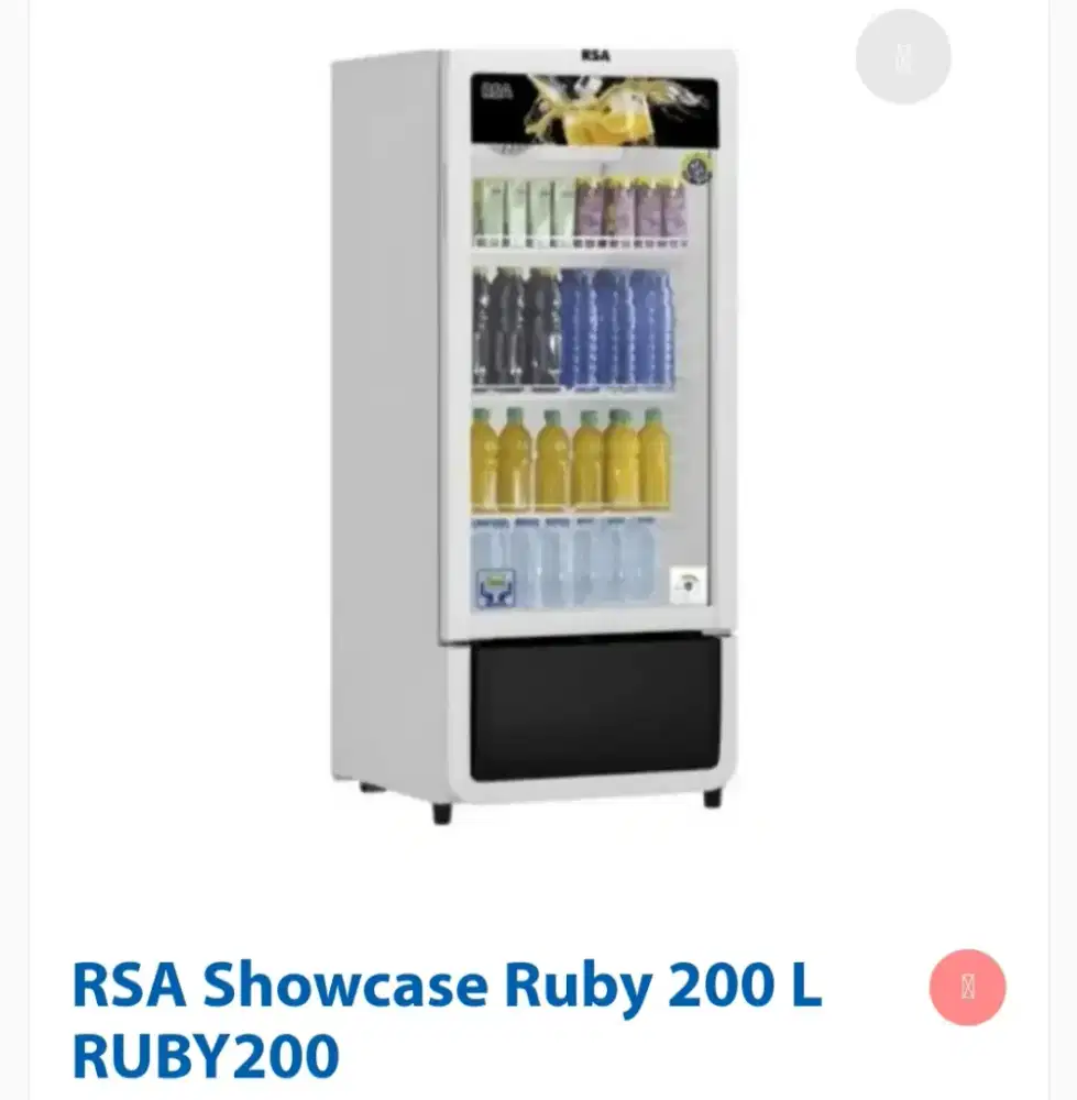Jual Showcase RSA Ruby-200