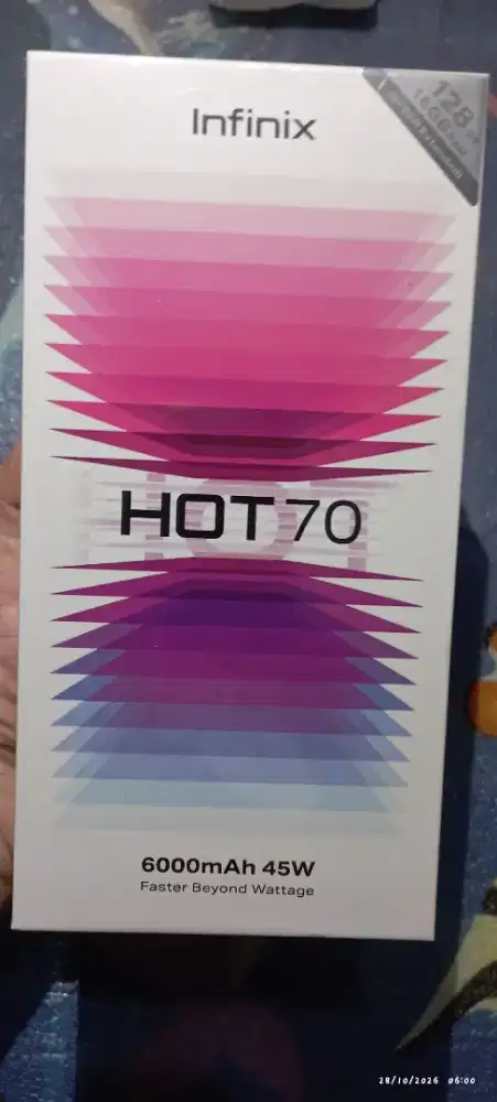 Infinix Hot 70 Segel