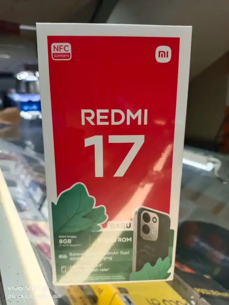 Redmi 17 Ram 4+4 / 128 GB Garansi Resmi
