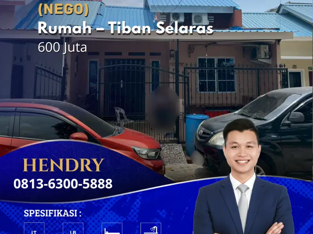 Dijual Cepat Rumah Tiban Selaras
