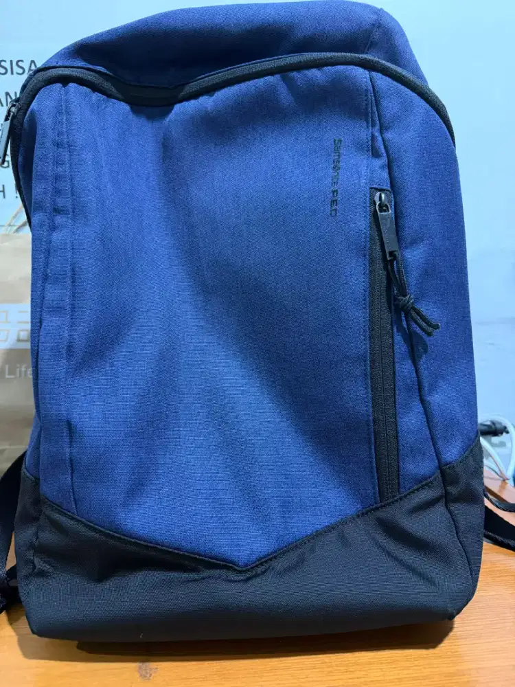 Samsonite Red, Ransel Backpack 2 in 1 Original, Laptop + Tablet Slot