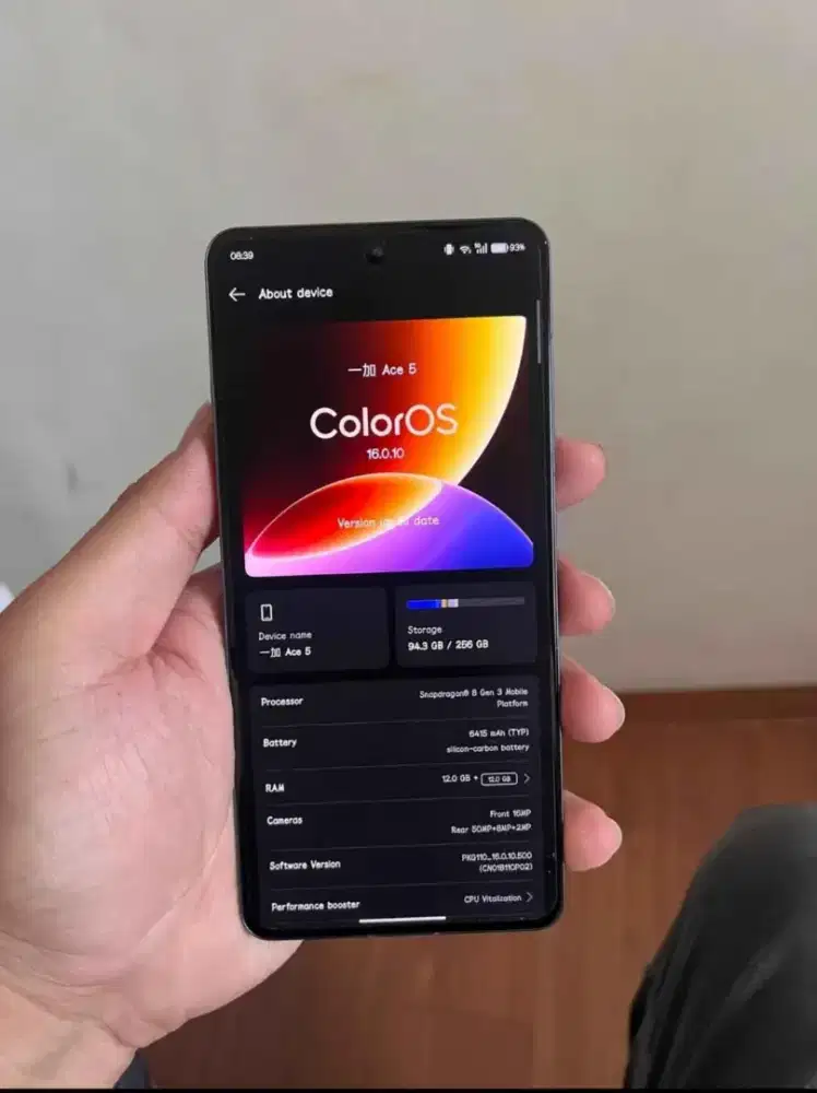 Oneplus Ace 5 5g 12/256gb