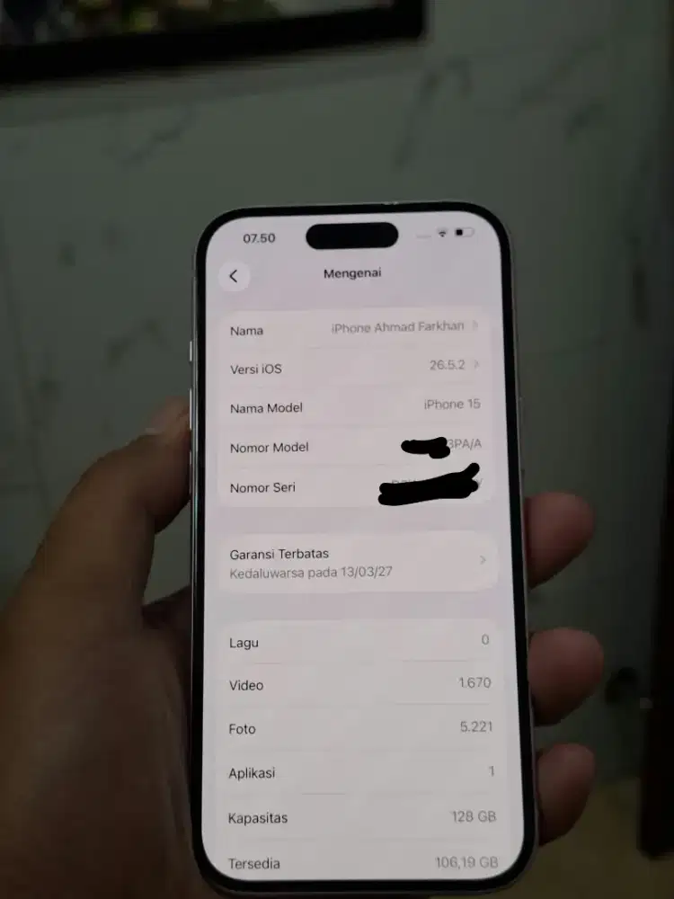 Iphone 15 128 Pink Ibox Garansi On