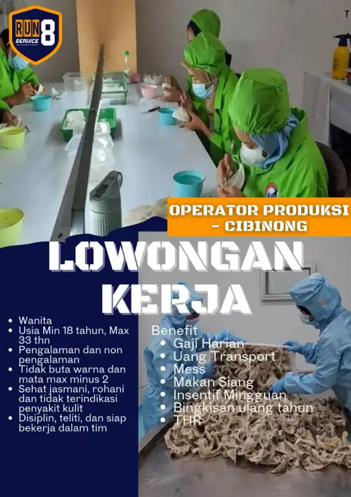 Lowongan staff produksi