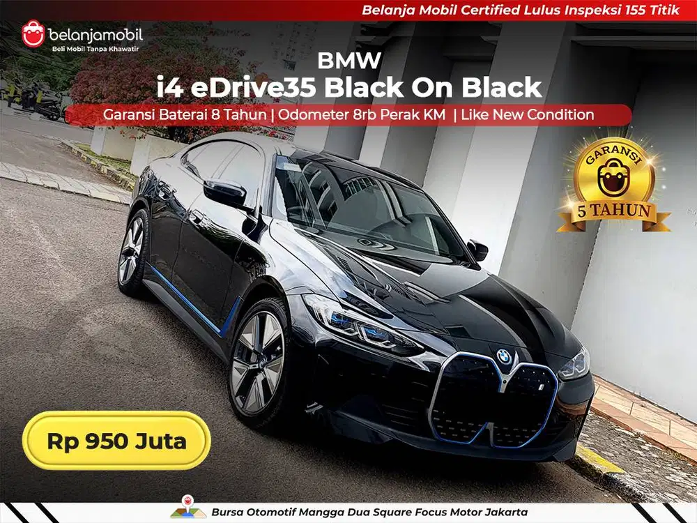 [ GARANSI 5TH KM 8RB ] BMW i4 i 4 eDrive35 eDrive 35 AT 2023/2024/2025