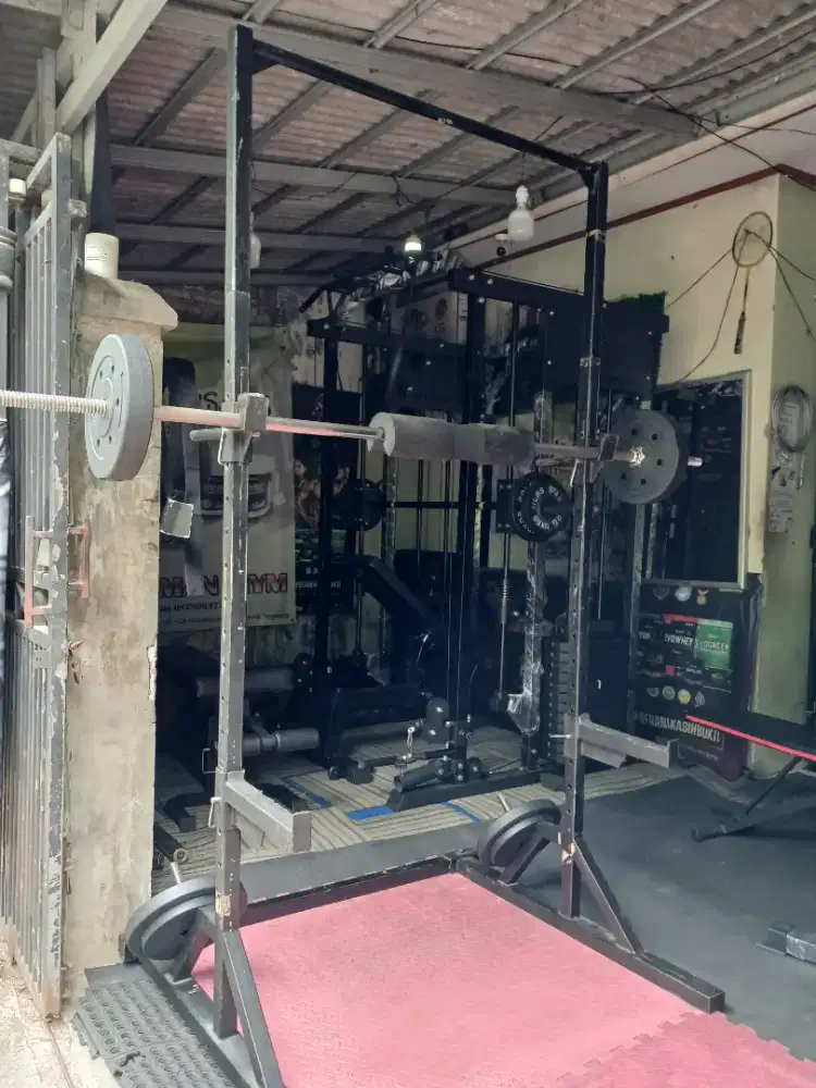Jual power rak squat bonus stik bar dan beban