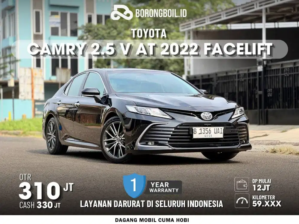 Toyota CAMRY 2.5 V AT 2021 Pemakaian 2022 New Model FACELIFT