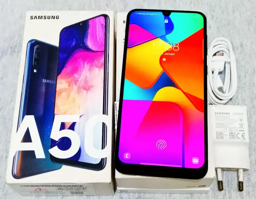 SAMSUNG A50 6GB/128GB LENGKAP ORI