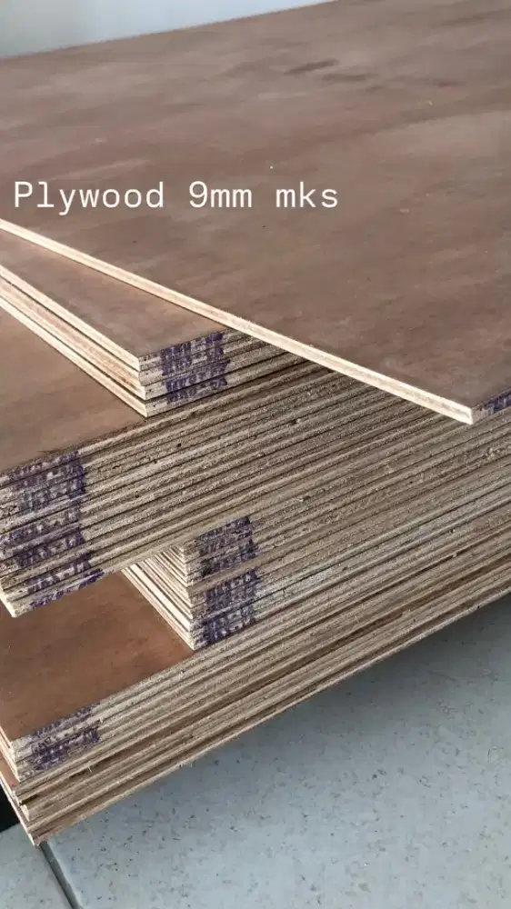 Plywood 9mm semi meranti (double sending)